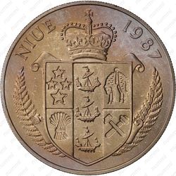 5 долларов 1987, Штеффи Граф [Австралия] - Аверс