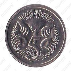 5 центов 1986 [Австралия] - Реверс