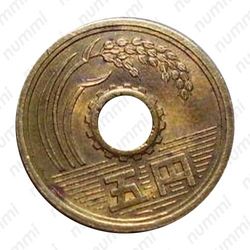 5 йен 1959 [Япония] - Реверс