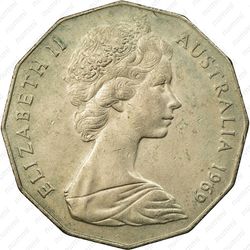 50 центов 1969 [Австралия] - Аверс