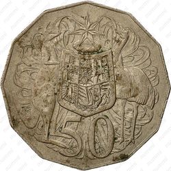 50 центов 1976 [Австралия] - Реверс