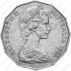 50 центов 1983 [Австралия] - Аверс