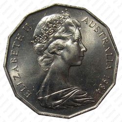50 центов 1984 [Австралия] - Аверс