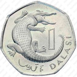 1 даласи 1998 [Гамбия] - Реверс