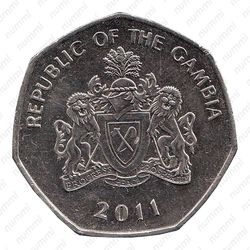 1 даласи 2011 [Гамбия] - Аверс