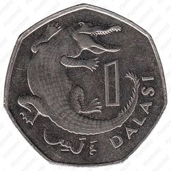 1 даласи 2011 [Гамбия] - Реверс