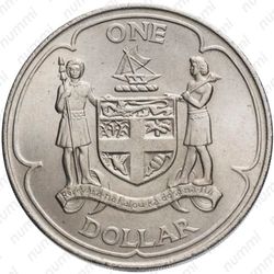 1 доллар 1969 [Фиджи] - Реверс