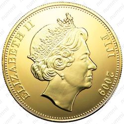 1 доллар 2009, Уильям Блай [Фиджи] Proof - Аверс