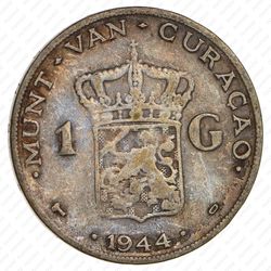 1 гульден 1944 [Кюрасао] - Реверс