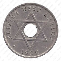 1 пенни 1922 [Британская Западная Африка] - Реверс