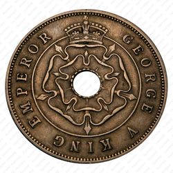 1 пенни 1934 [Зимбабве] - Аверс