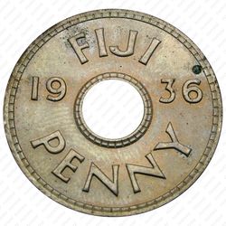 1 пенни 1936, Эдвард [Австралия] - Реверс
