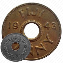 1 пенни 1943 [Австралия]