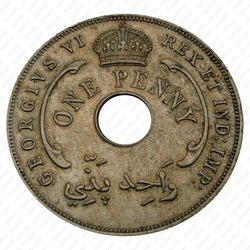 1 пенни 1944 [Британская Западная Африка] - Аверс