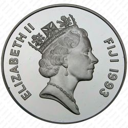 10 долларов 1993, ЧМ по футболу [Австралия] Proof - Аверс