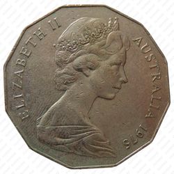 50 центов 1975 [Австралия] - Аверс