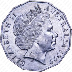 50 центов 1999 [Австралия] - Аверс