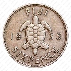 6 пенсов 1935 [Австралия] - Реверс