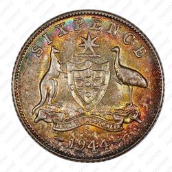 6 пенсов 1944 [Австралия] - Реверс