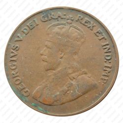 1 цент 1923 [Канада] - Аверс