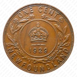 1 цент 1929 [Канада] - Реверс