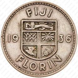 1 флорин 1936 [Австралия] - Реверс