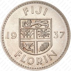 1 флорин 1937 [Австралия] - Реверс