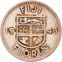 1 флорин 1943 [Австралия] - Реверс