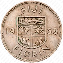 1 флорин 1958 [Австралия] - Реверс