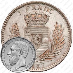 1 франк 1887 [Демократическая Республика Конго]