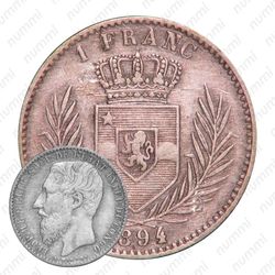 1 франк 1894 [Демократическая Республика Конго]