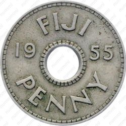 1 пенни 1955 [Австралия] - Реверс