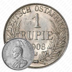 1 рупия 1908 [Восточная Африка]