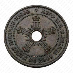 1 сантим 1888 [Демократическая Республика Конго] - Аверс