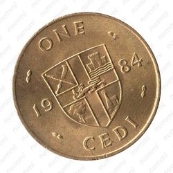 1 седи 1984 [Гана] - Реверс