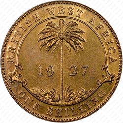 1 шиллинг 1927 [Британская Западная Африка] - Реверс