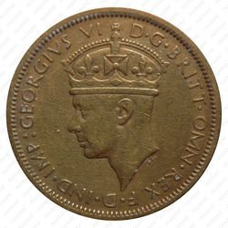 1 шиллинг 1940 [Британская Западная Африка] - Аверс