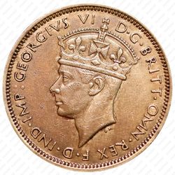 1 шиллинг 1942 [Британская Западная Африка] - Аверс