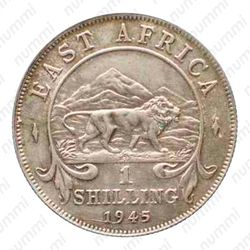 1 шиллинг 1945 [Восточная Африка] - Реверс