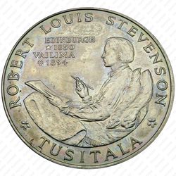 1 тала 1969, 75 лет со дня смерти Роберта Льюиса Стивенсона [Австралия] - Реверс