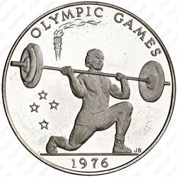 1 тала 1976, штангист [Австралия] Proof - Реверс