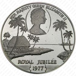 1 тала 1977, Елизавета [Австралия] Proof - Реверс