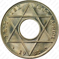 1/10 пенни 1931 [Британская Западная Африка] - Реверс