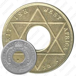1/10 пенни 1938, H, знак монетного двора: "H" - Хитон, Бирмингем [Британская Западная Африка]