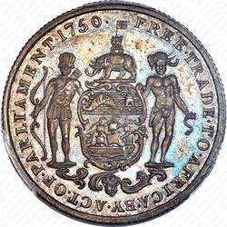 1/2 акки 1818 [Гана] - Реверс