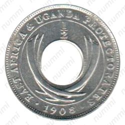 1/2 цента 1908 [Восточная Африка] - Реверс