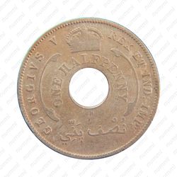 1/2 пенни 1915 [Британская Западная Африка] - Аверс