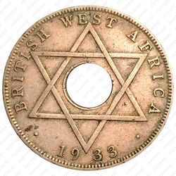 1/2 пенни 1933 [Британская Западная Африка] - Реверс