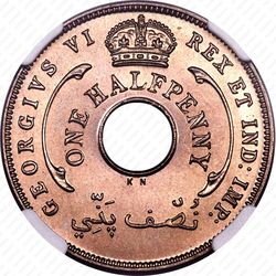 1/2 пенни 1940 [Британская Западная Африка] - Аверс