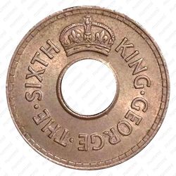 1/2 пенни 1951 [Австралия] - Аверс